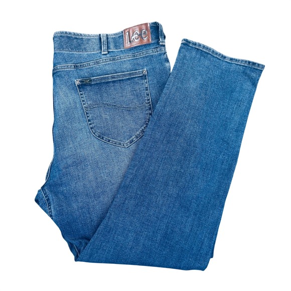 Lee Other - Lee Extreme Motion MVP Straight Fit Tapered Leg Blue Jeans Men's 46x32 LTCH58811